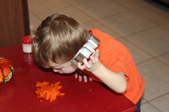 Smelling the Playdough